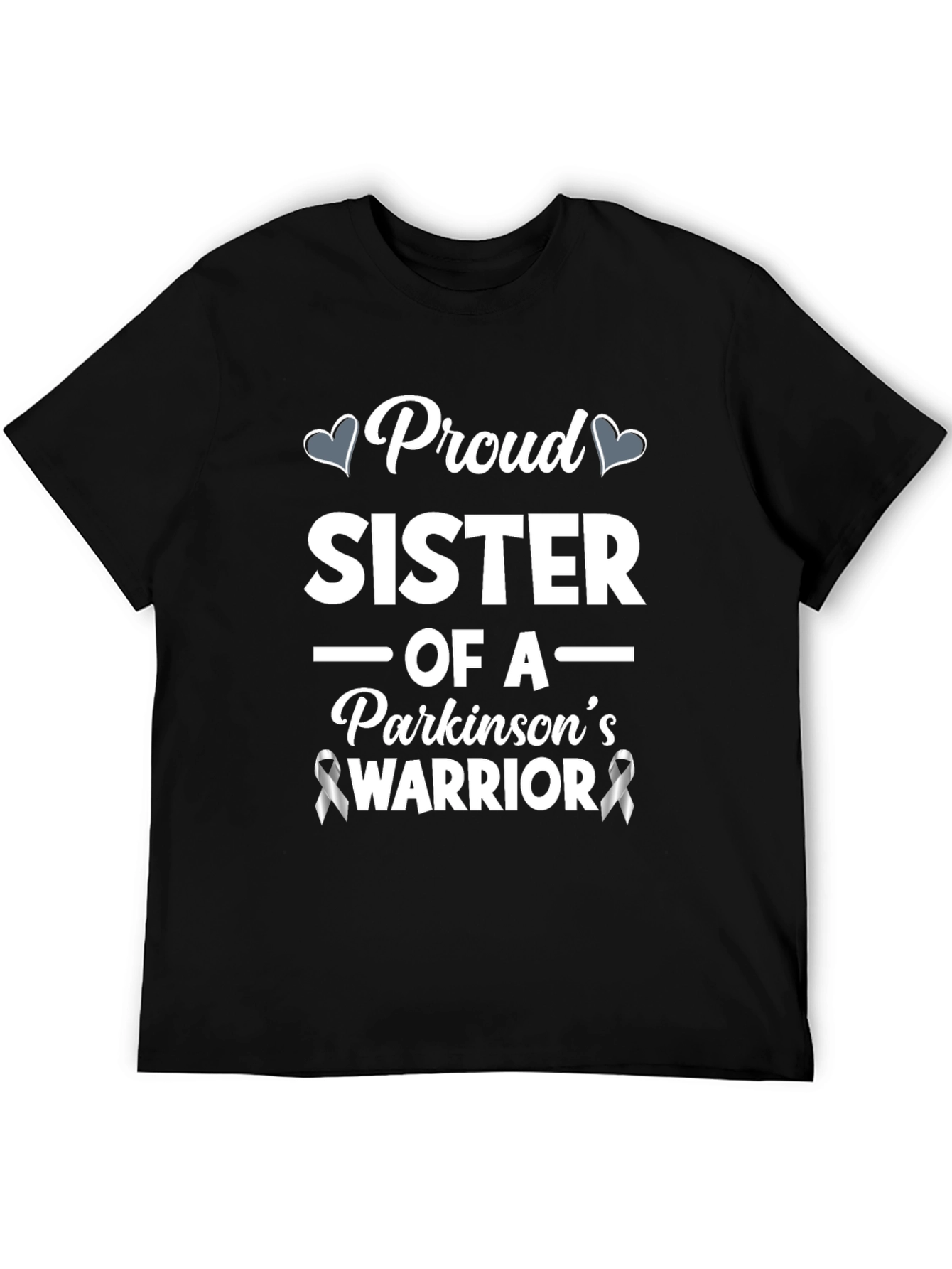 Proud Sister Parkinsons Warrior Awareness T-Shirt