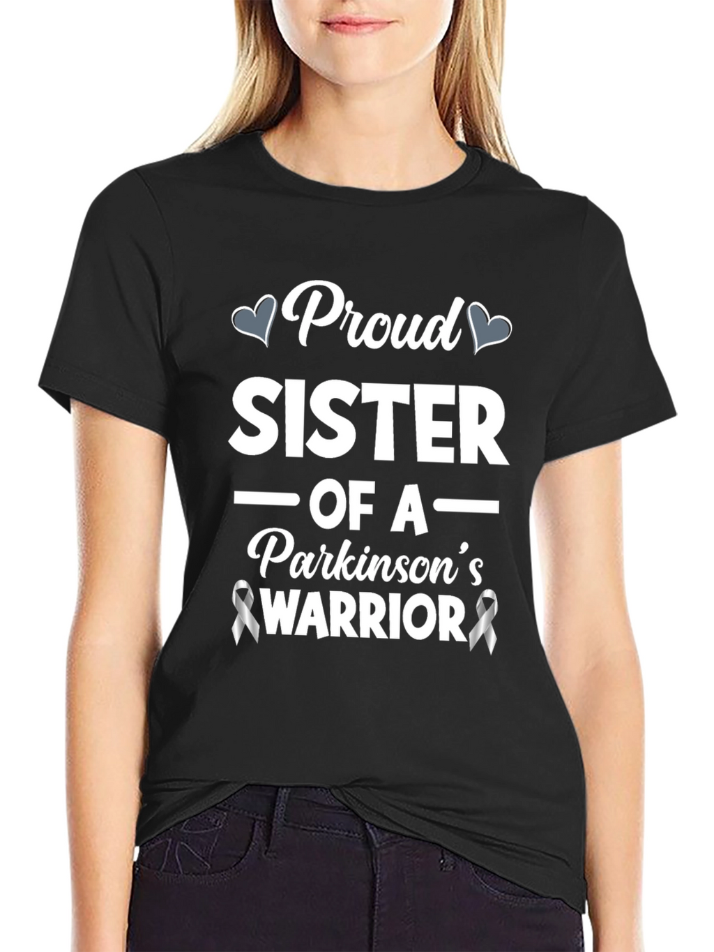 Proud Sister Parkinsons Warrior Awareness T-Shirt