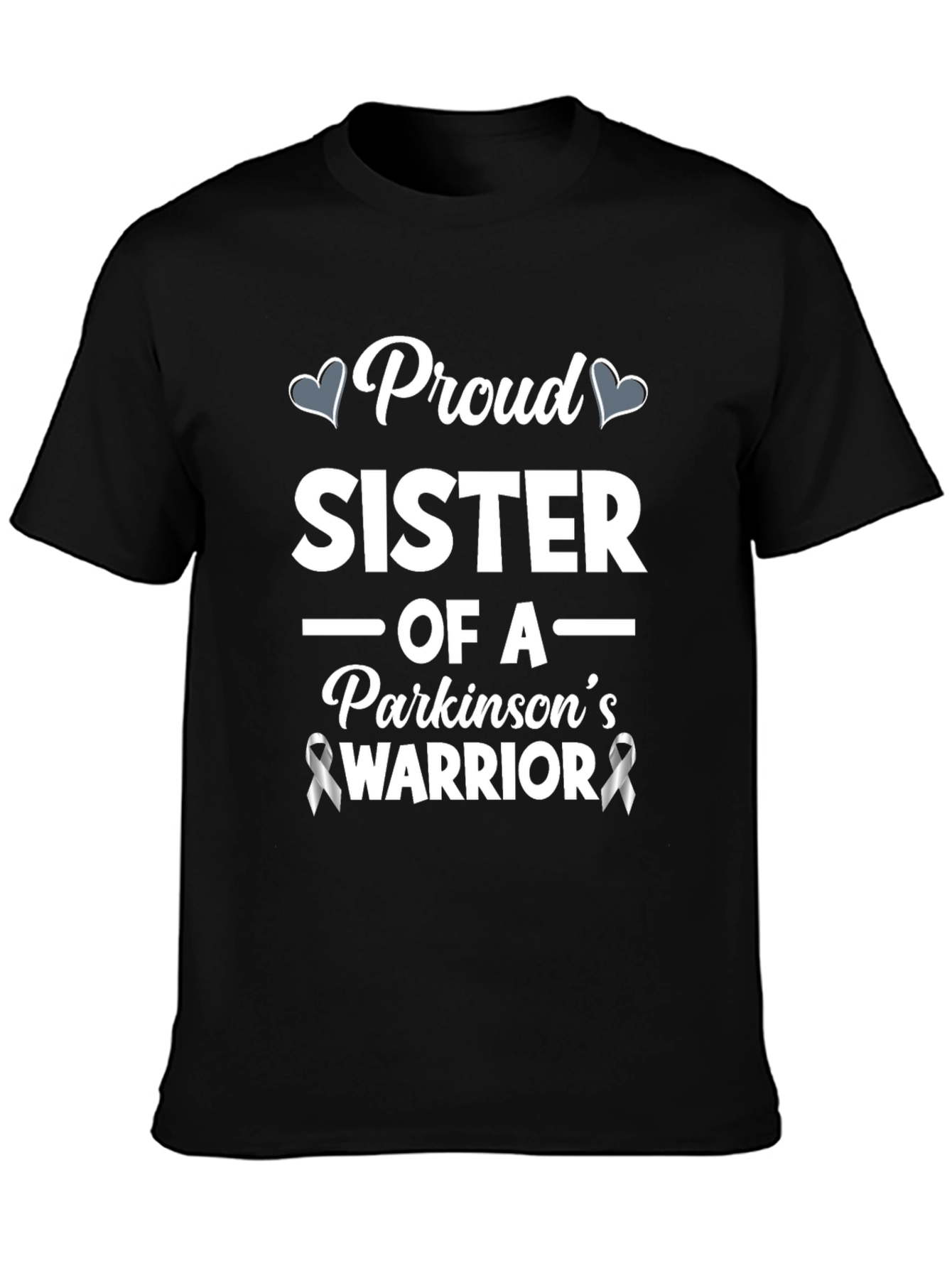 Proud Sister Parkinsons Warrior Awareness T-Shirt
