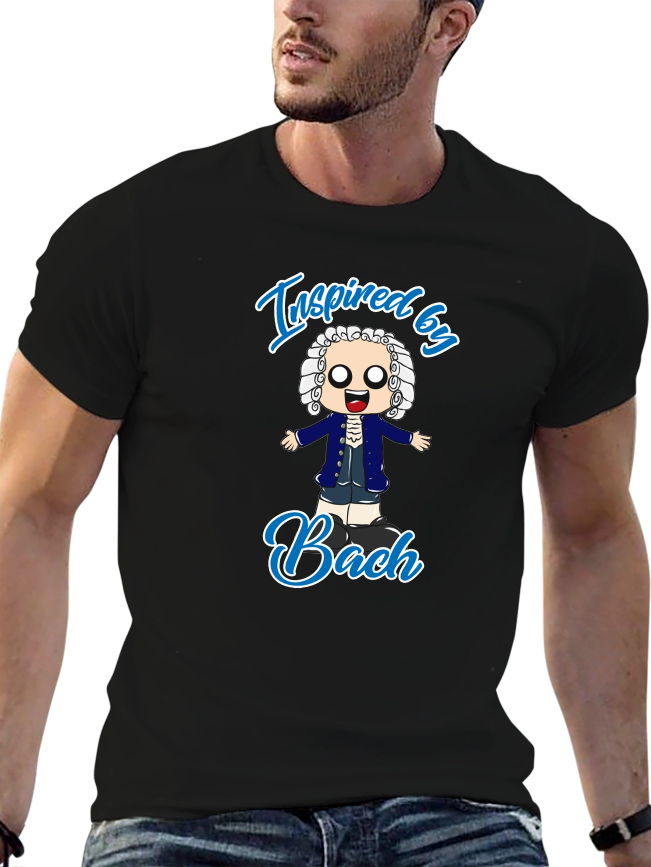 Inspired by Bach T-Shirt - Music Composer Tee