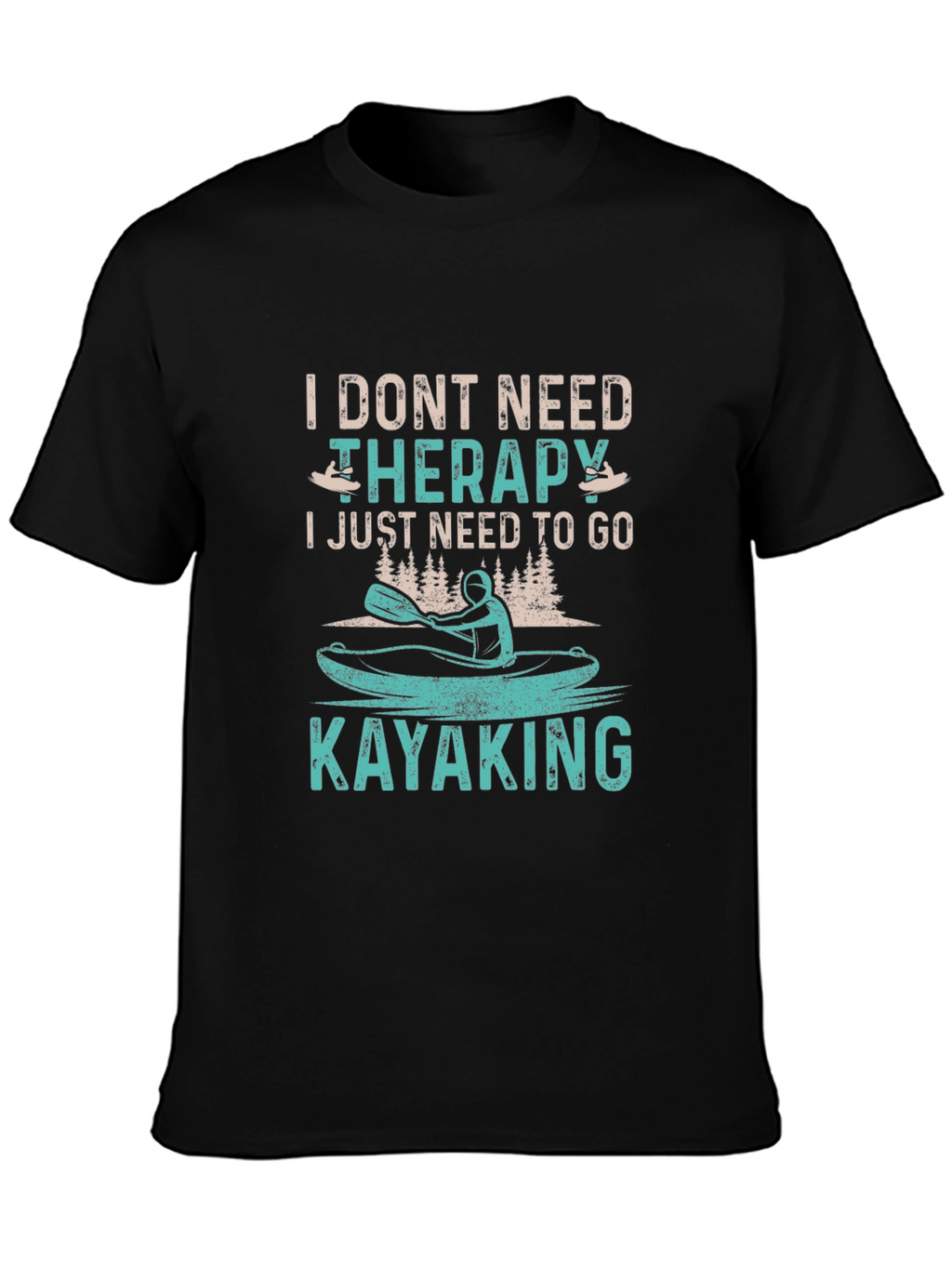 Kayaking Therapy Graphic Tee
