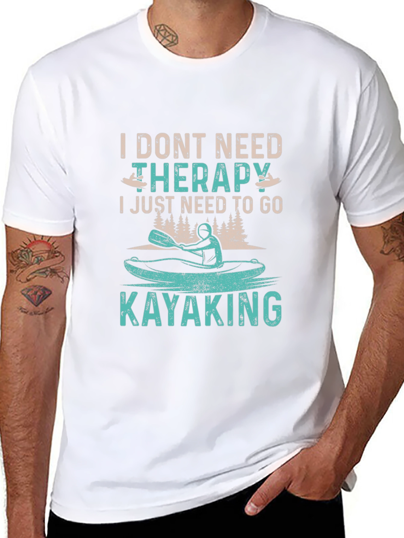 Kayaking Therapy Graphic Tee