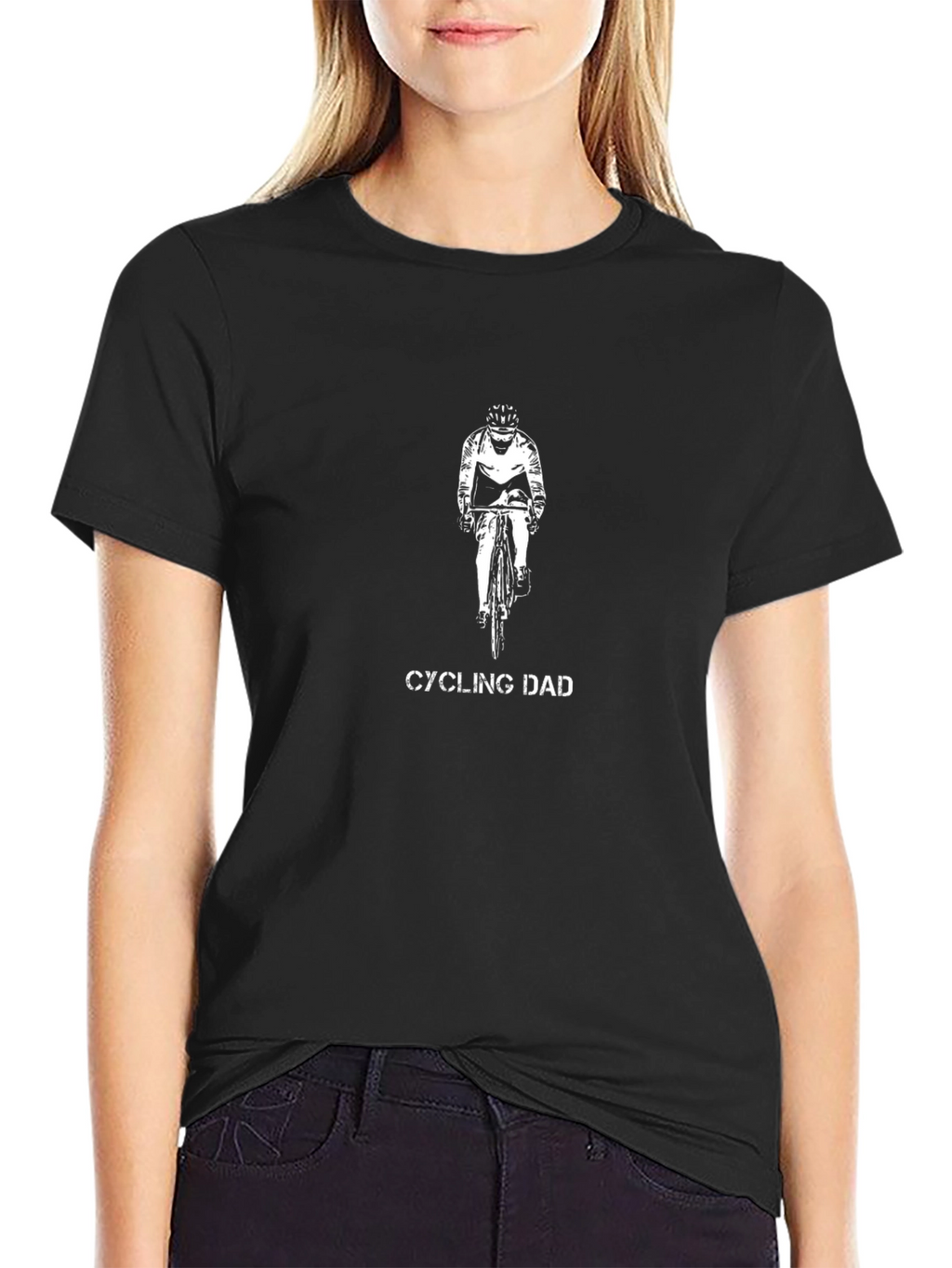 Cycling Dad T-Shirt - Black Casual Wear