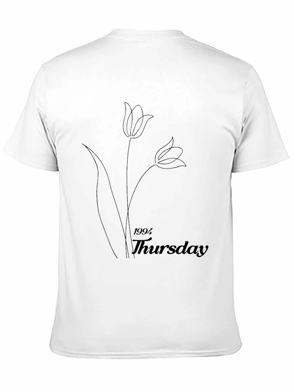 Minimalist 1994 Thursday Black Graphic T-Shirt