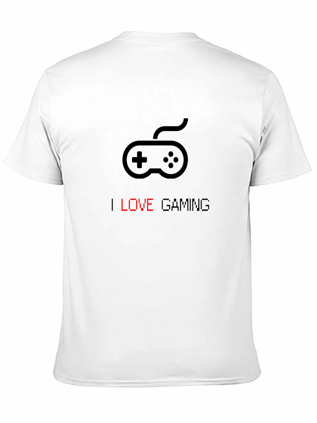 I Love Gaming Black Graphic Tee