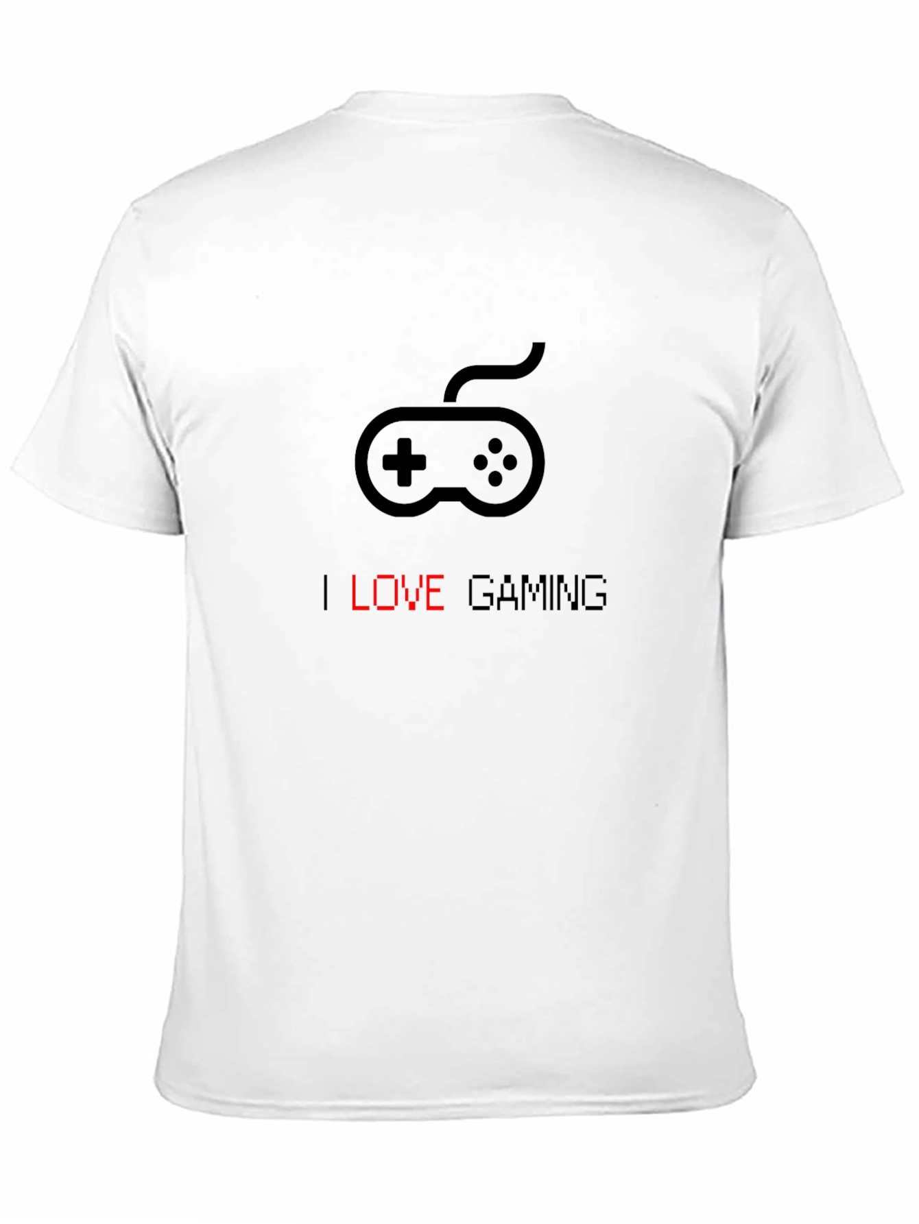 I Love Gaming Black Graphic Tee