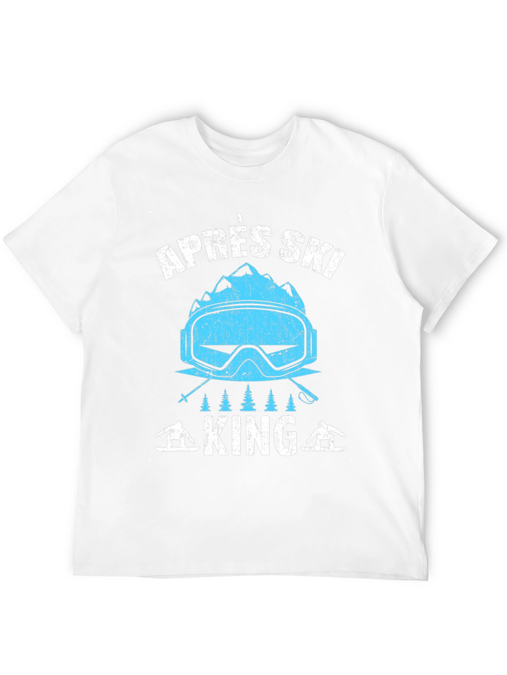 Après Ski King Graphic Tee - Winter Fun T-Shirt