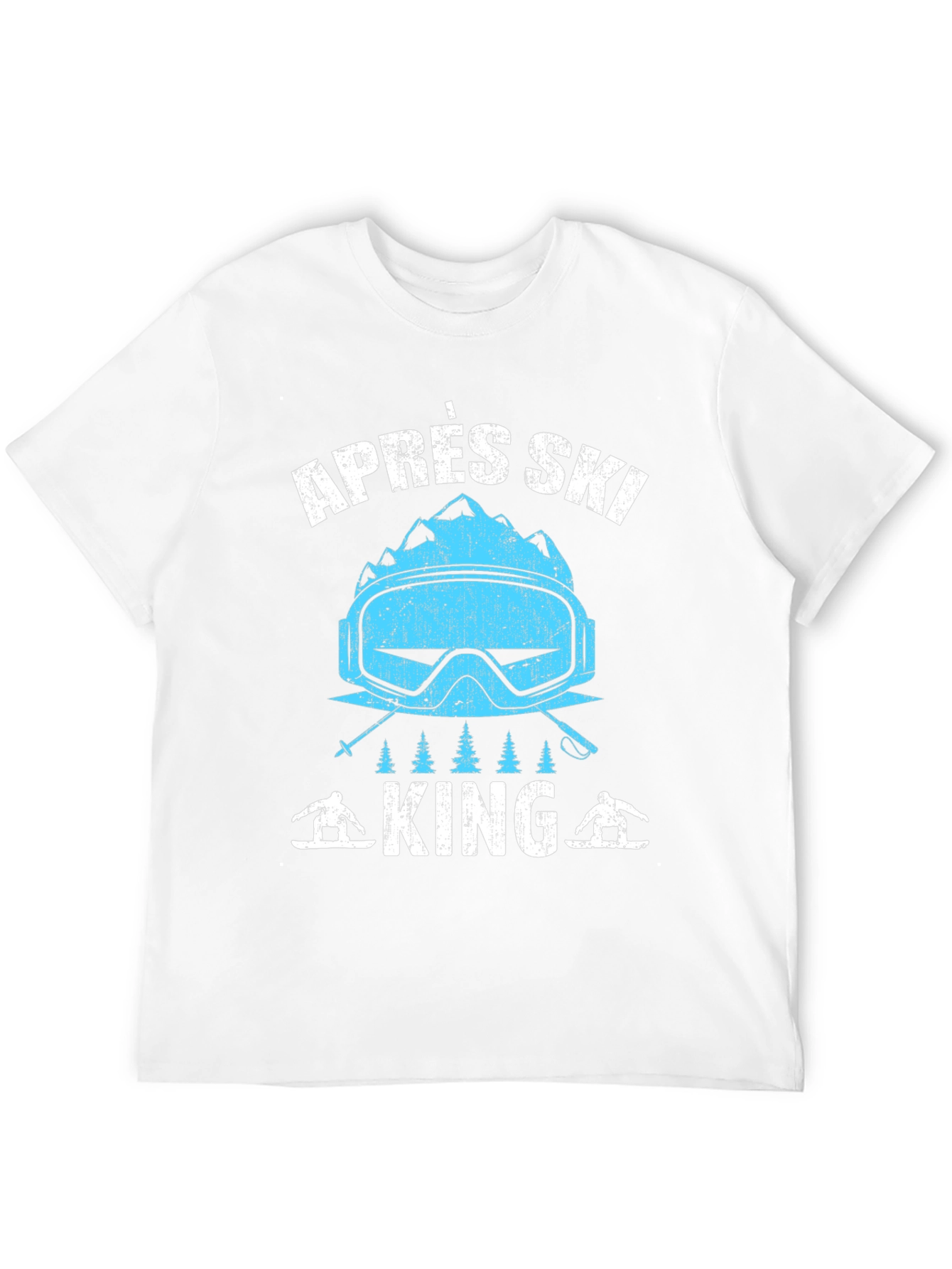 Après Ski King Graphic Tee - Winter Fun T-Shirt