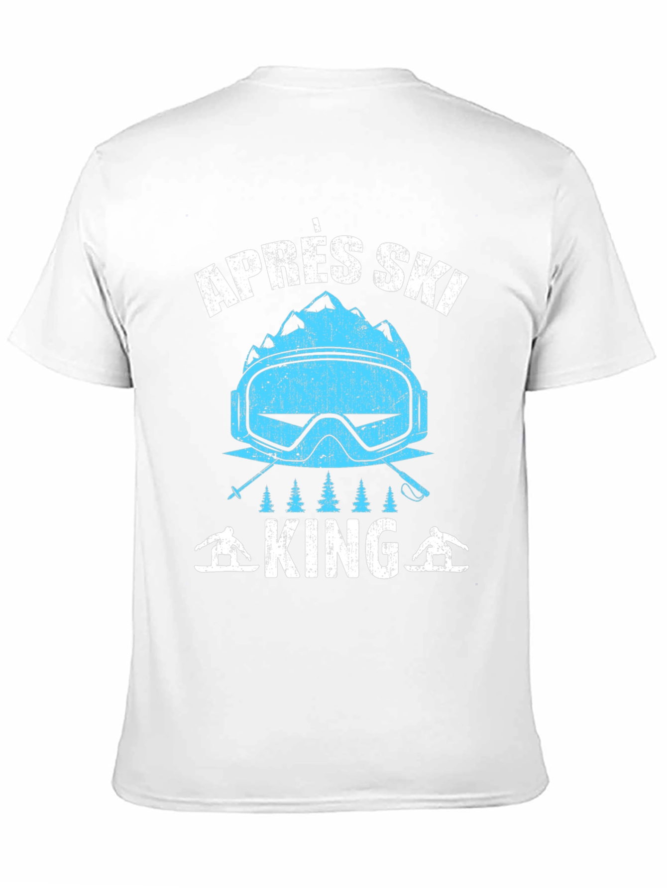 Après Ski King Graphic Tee - Winter Fun T-Shirt