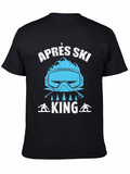 Après Ski King Graphic Tee - Winter Fun T-Shirt