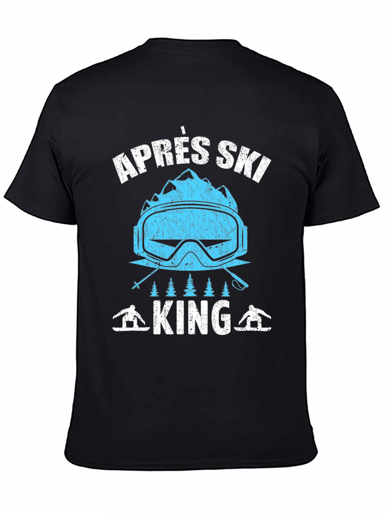 Après Ski King Graphic Tee - Winter Fun T-Shirt