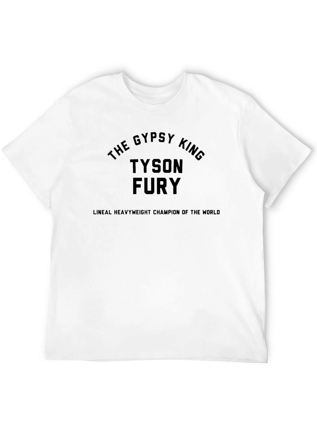The Gypsy King Tyson Fury Black T-Shirt