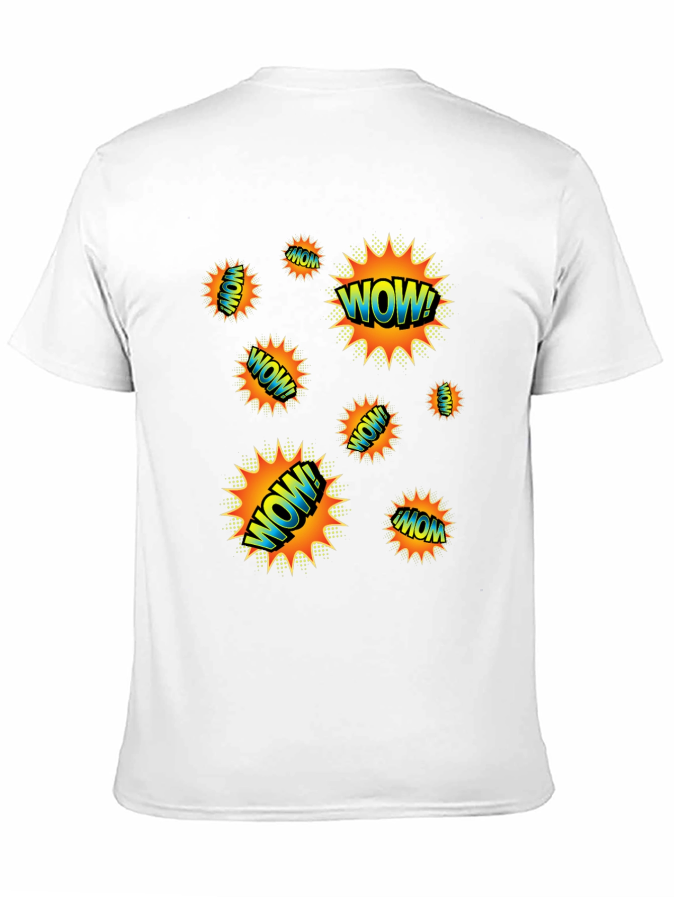 WOW! Graphic Print Black T-Shirt