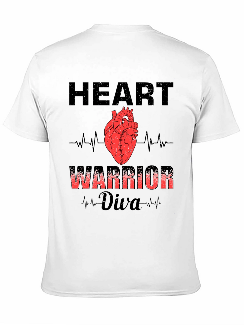 Heart Warrior Diva Graphic T-Shirt