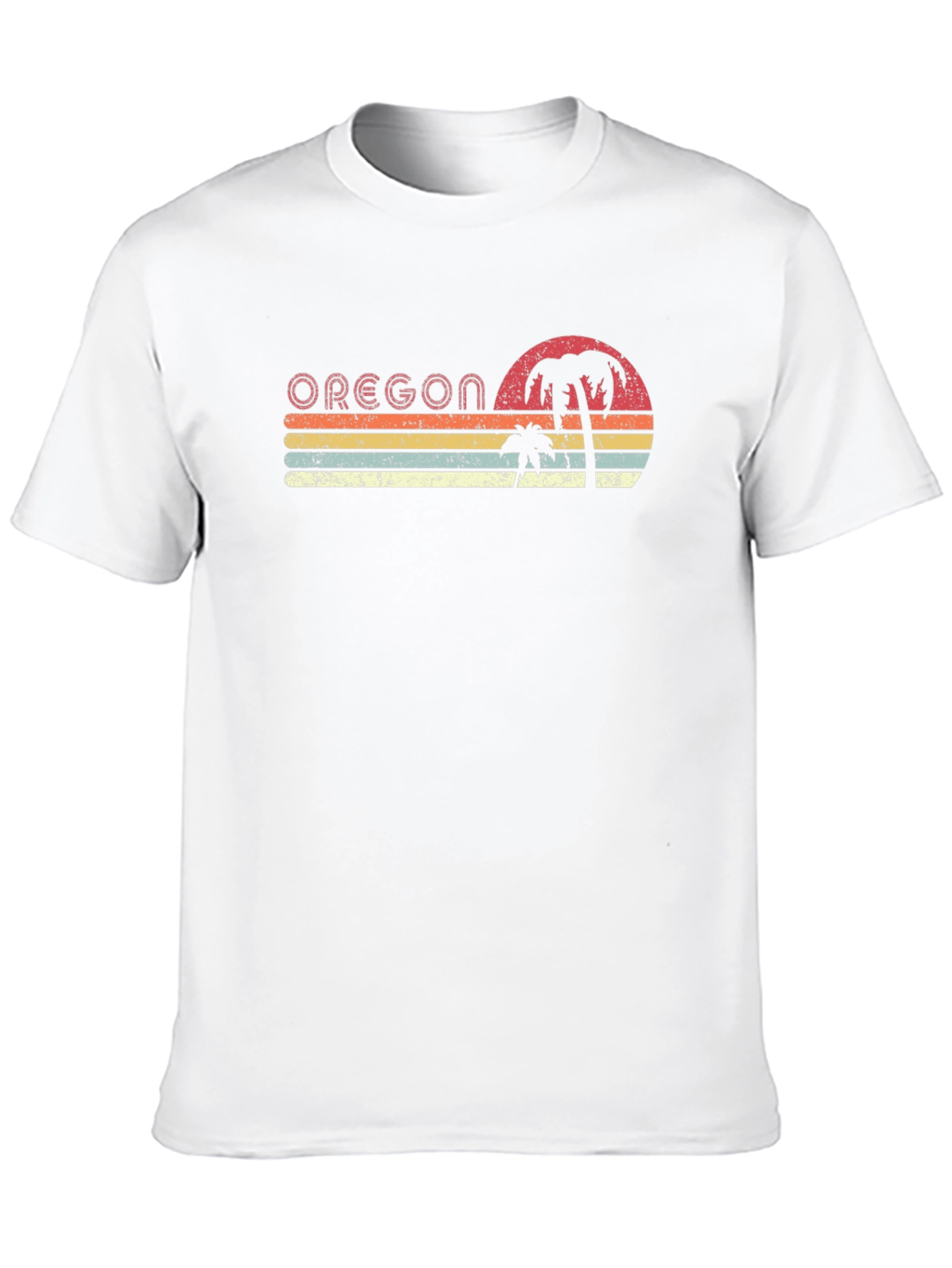 Oregon Retro Palm Tree T-Shirt