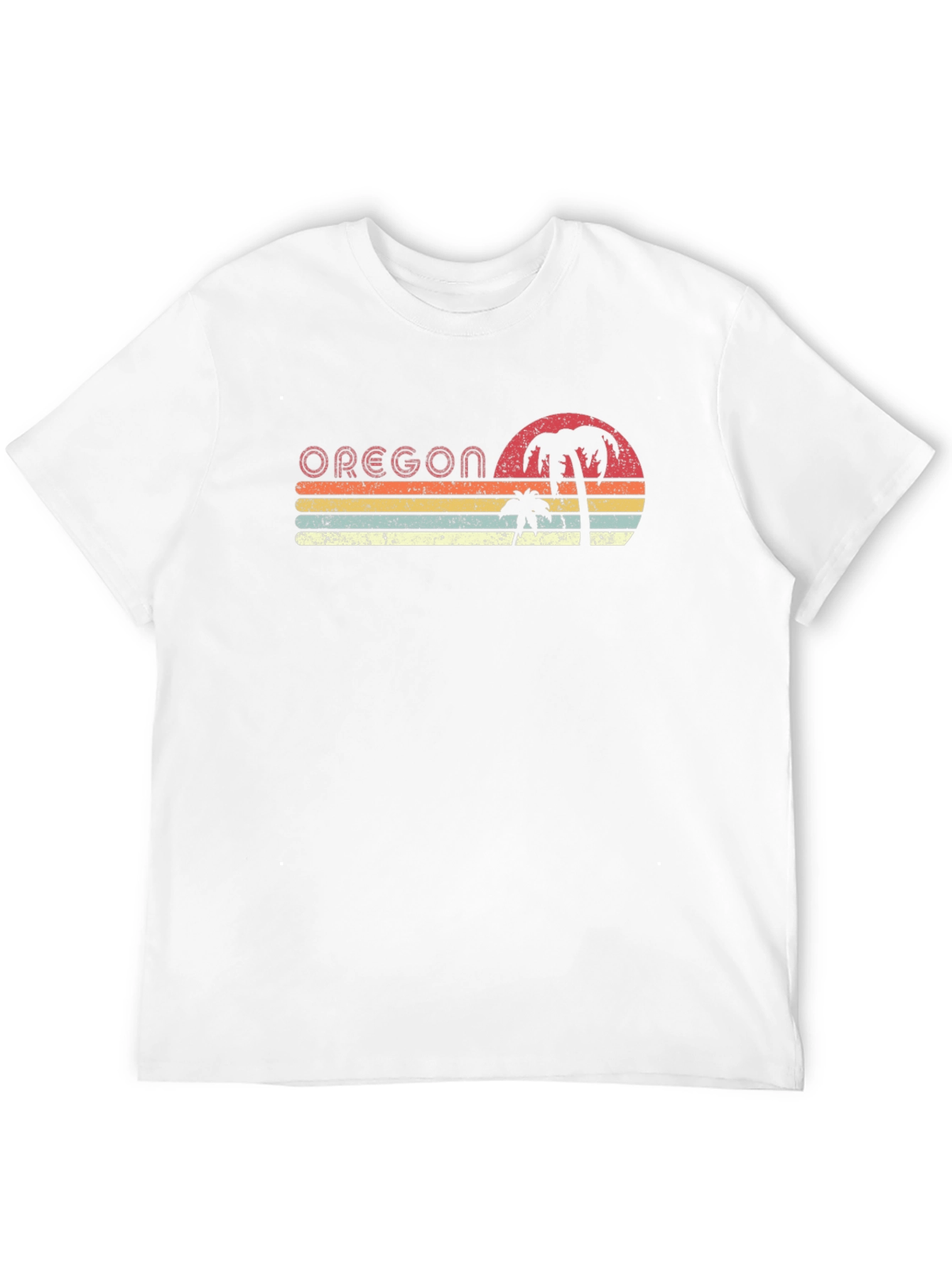 Oregon Retro Palm Tree T-Shirt