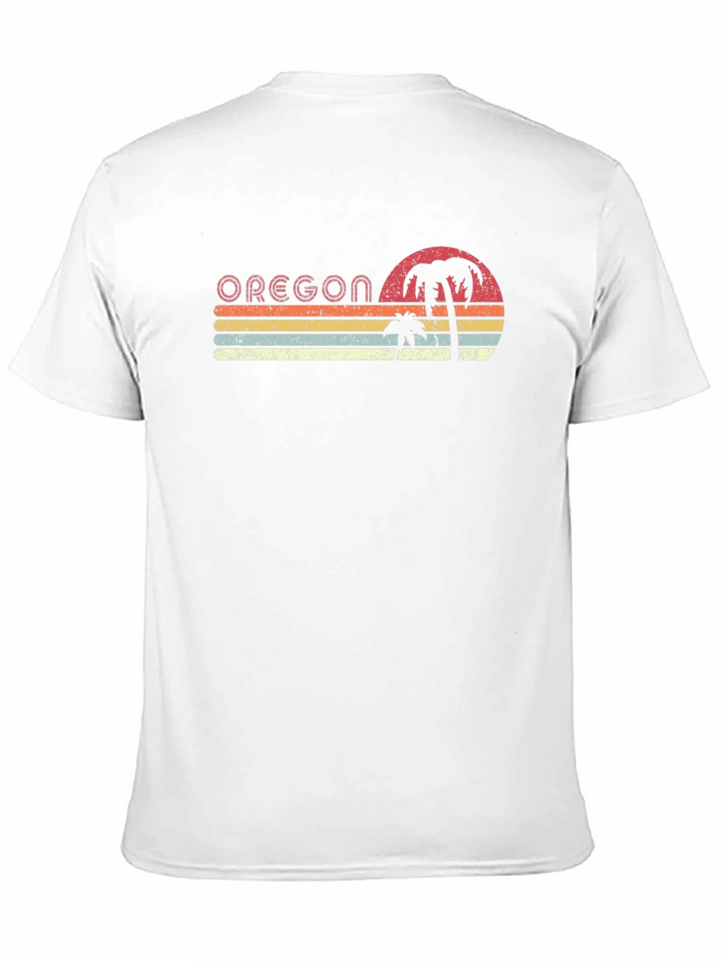 Oregon Retro Palm Tree T-Shirt