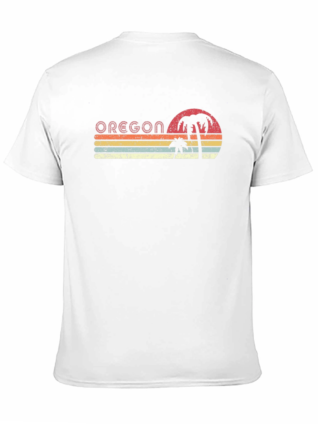 Oregon Retro Palm Tree T-Shirt
