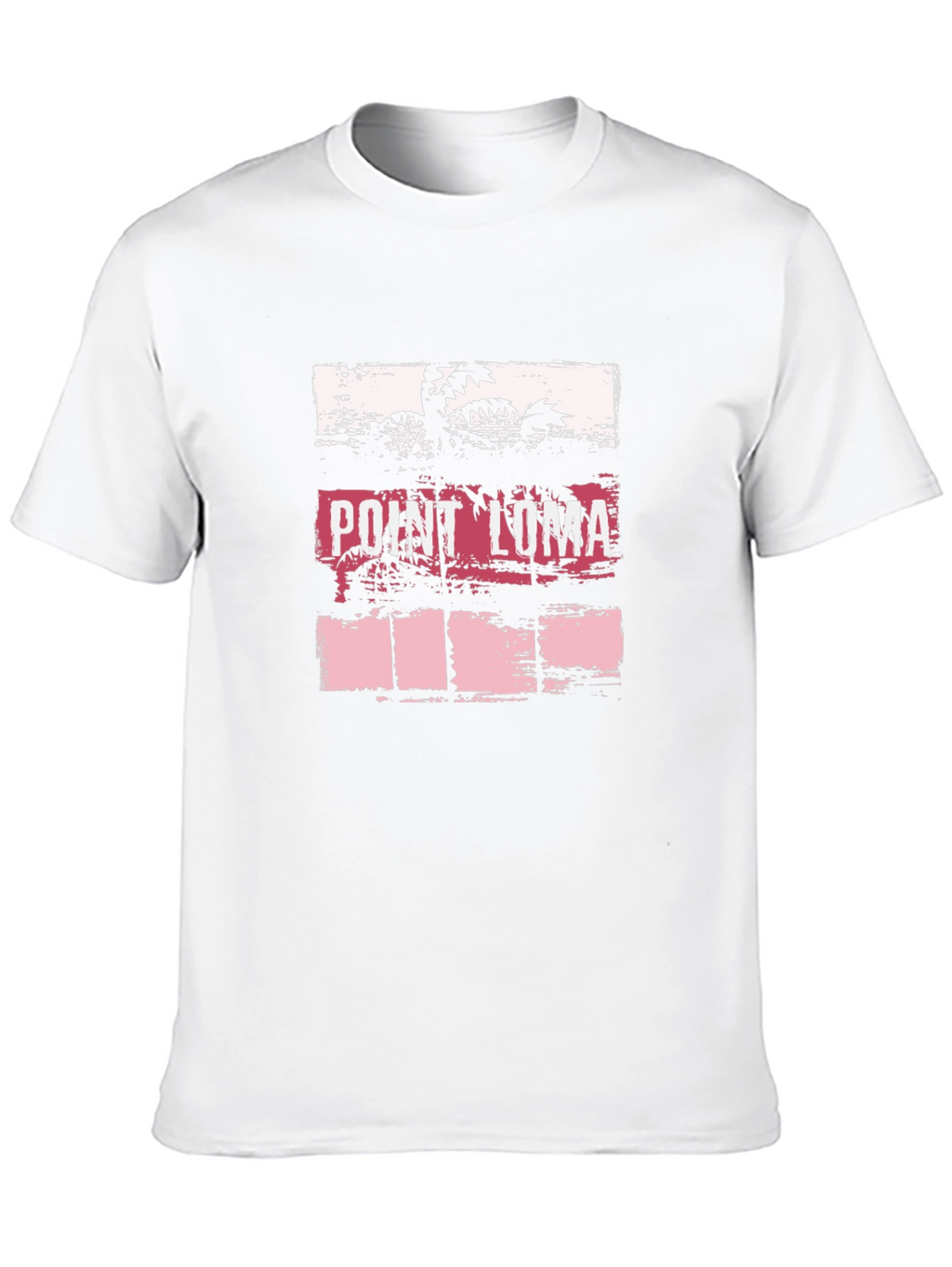 Point Loma Palm Tree Graphic Black T-Shirt