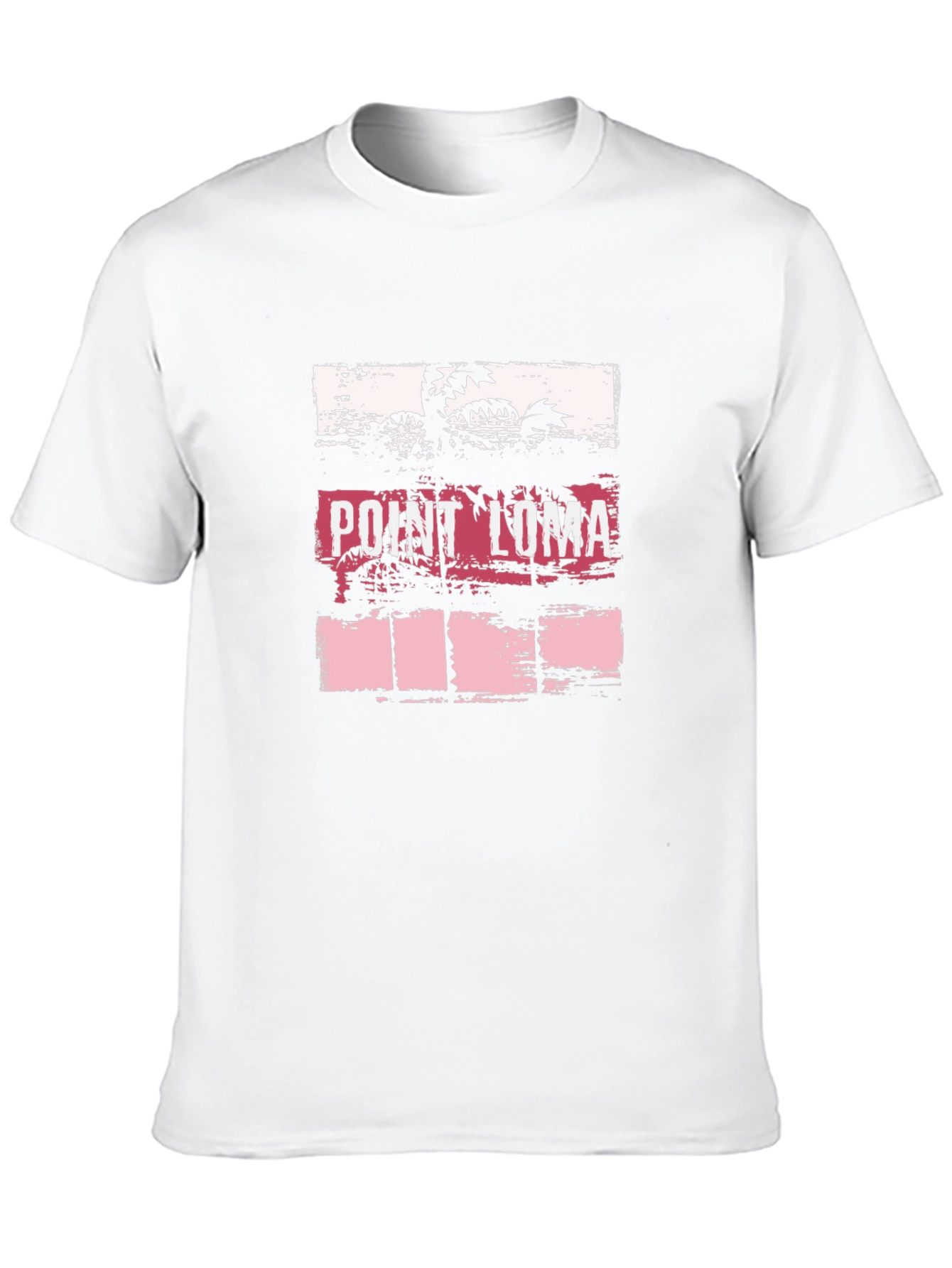 Point Loma Palm Tree Graphic Black T-Shirt