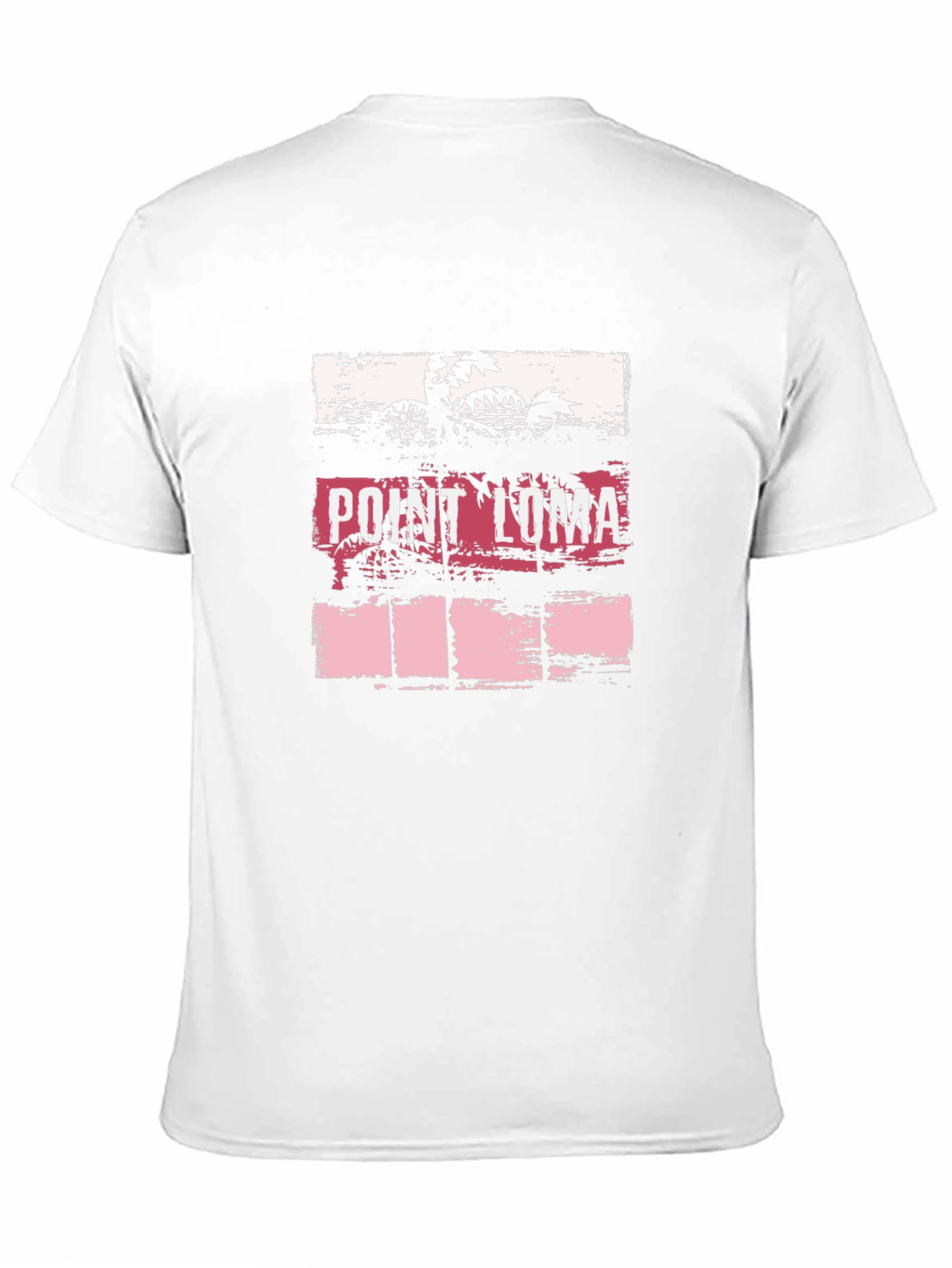 Point Loma Palm Tree Graphic Black T-Shirt