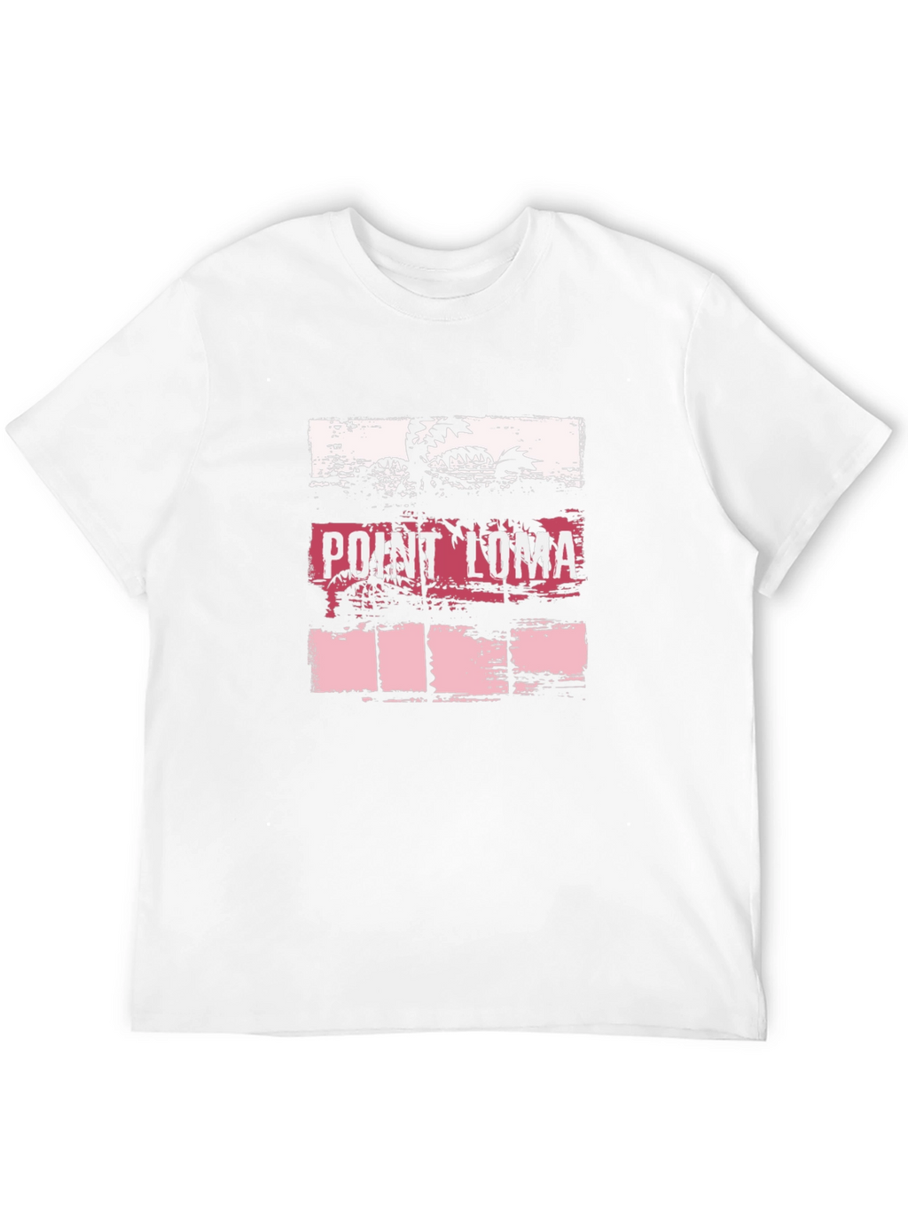 Point Loma Palm Tree Graphic Black T-Shirt