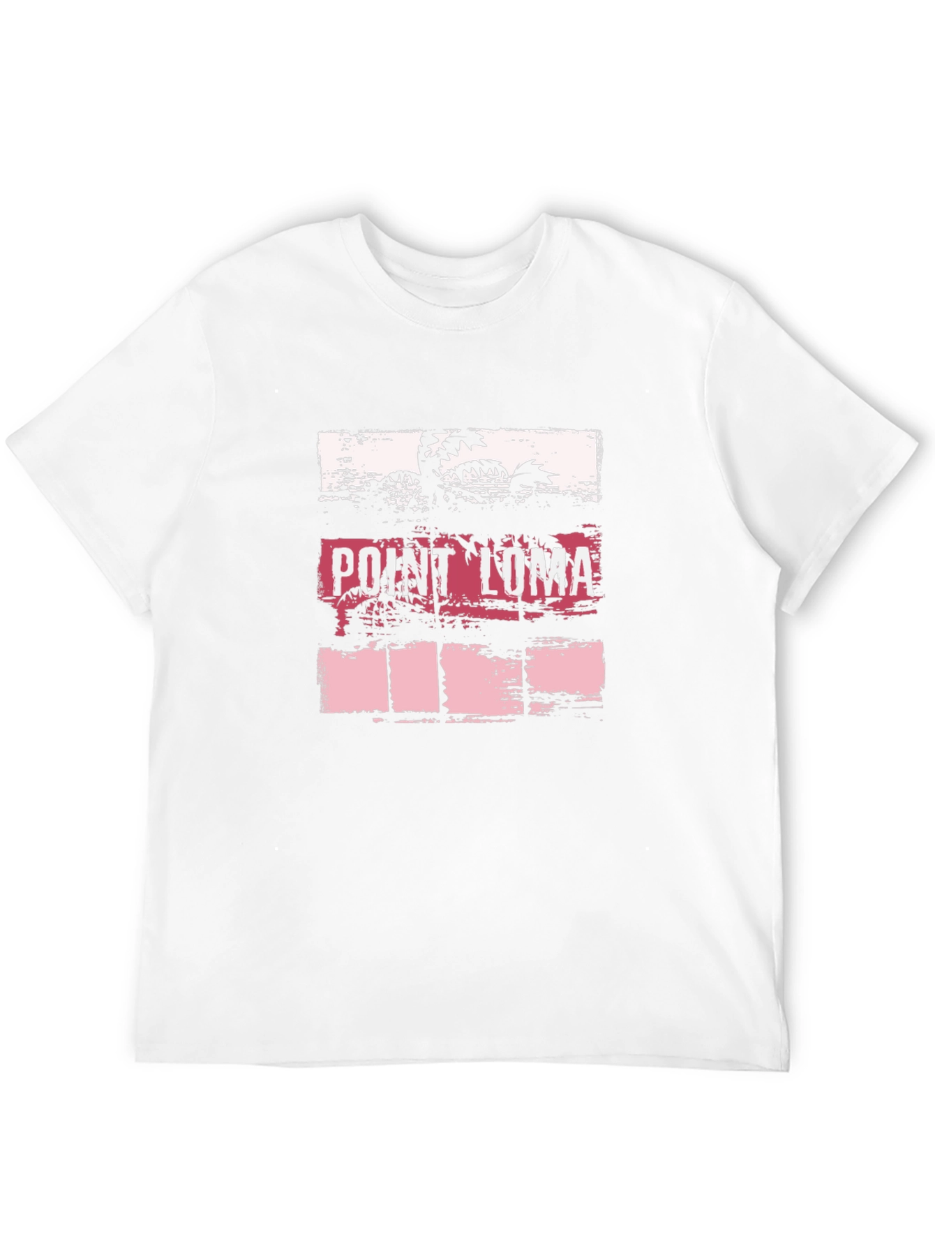 Point Loma Palm Tree Graphic Black T-Shirt