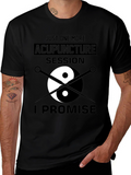 Acupuncture Session Yin Yang Graphic T-Shirt