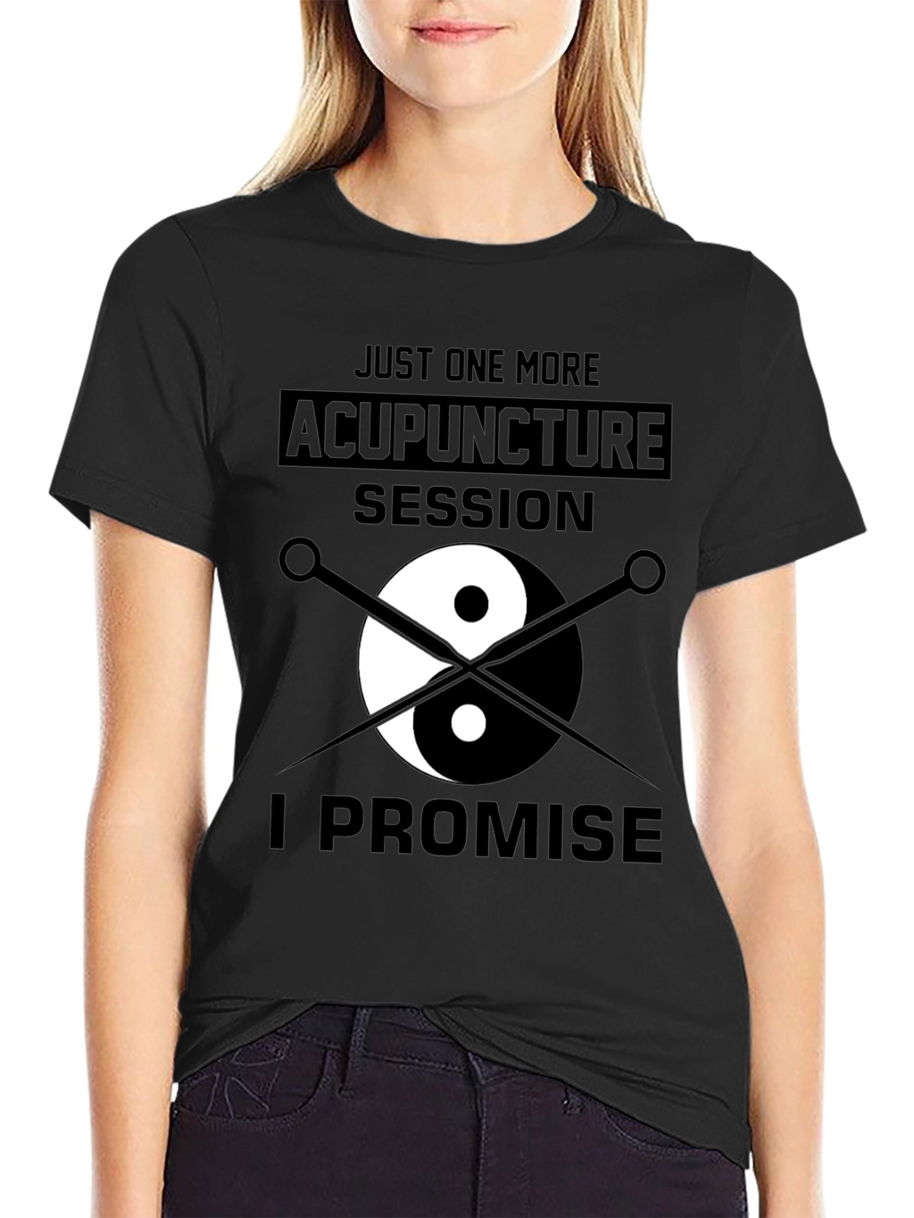 Acupuncture Session Yin Yang Graphic T-Shirt