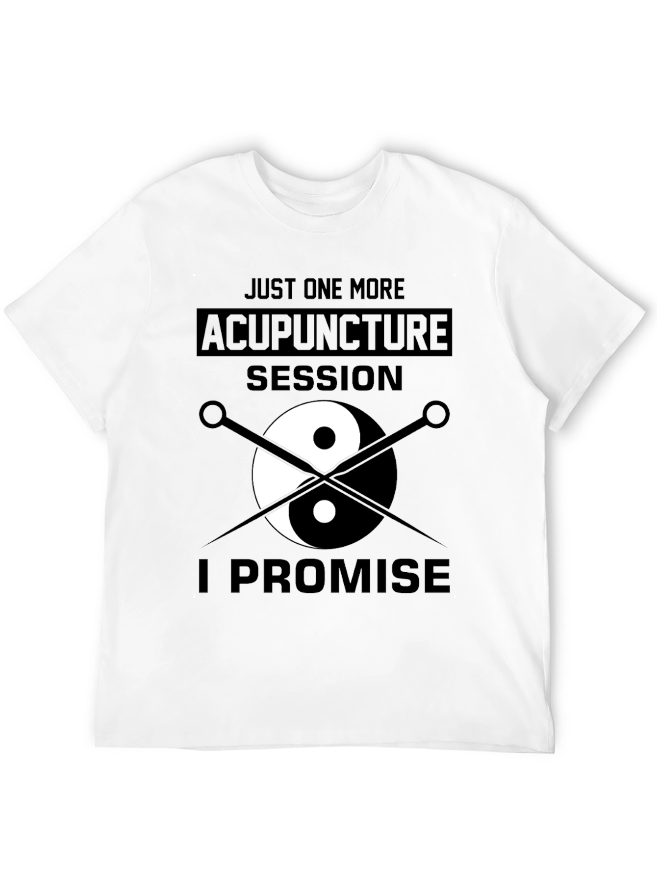 Acupuncture Session Yin Yang Graphic T-Shirt