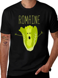 Romaine Lettuce Funny Vegan T-Shirt