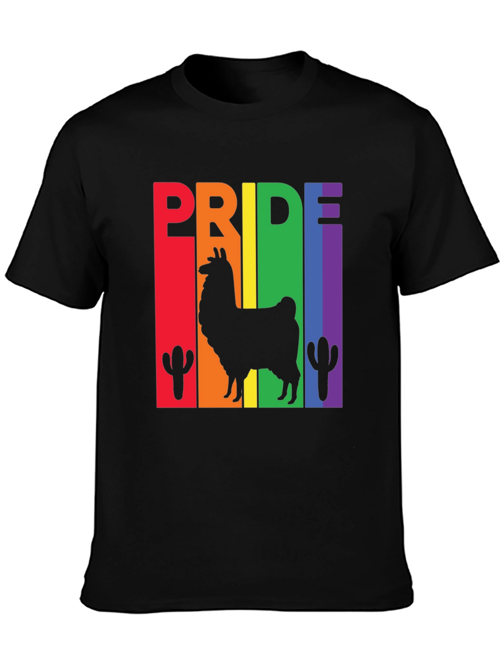 Pride Llama Graphic Tee - LGBTQ+ Pride Shirt