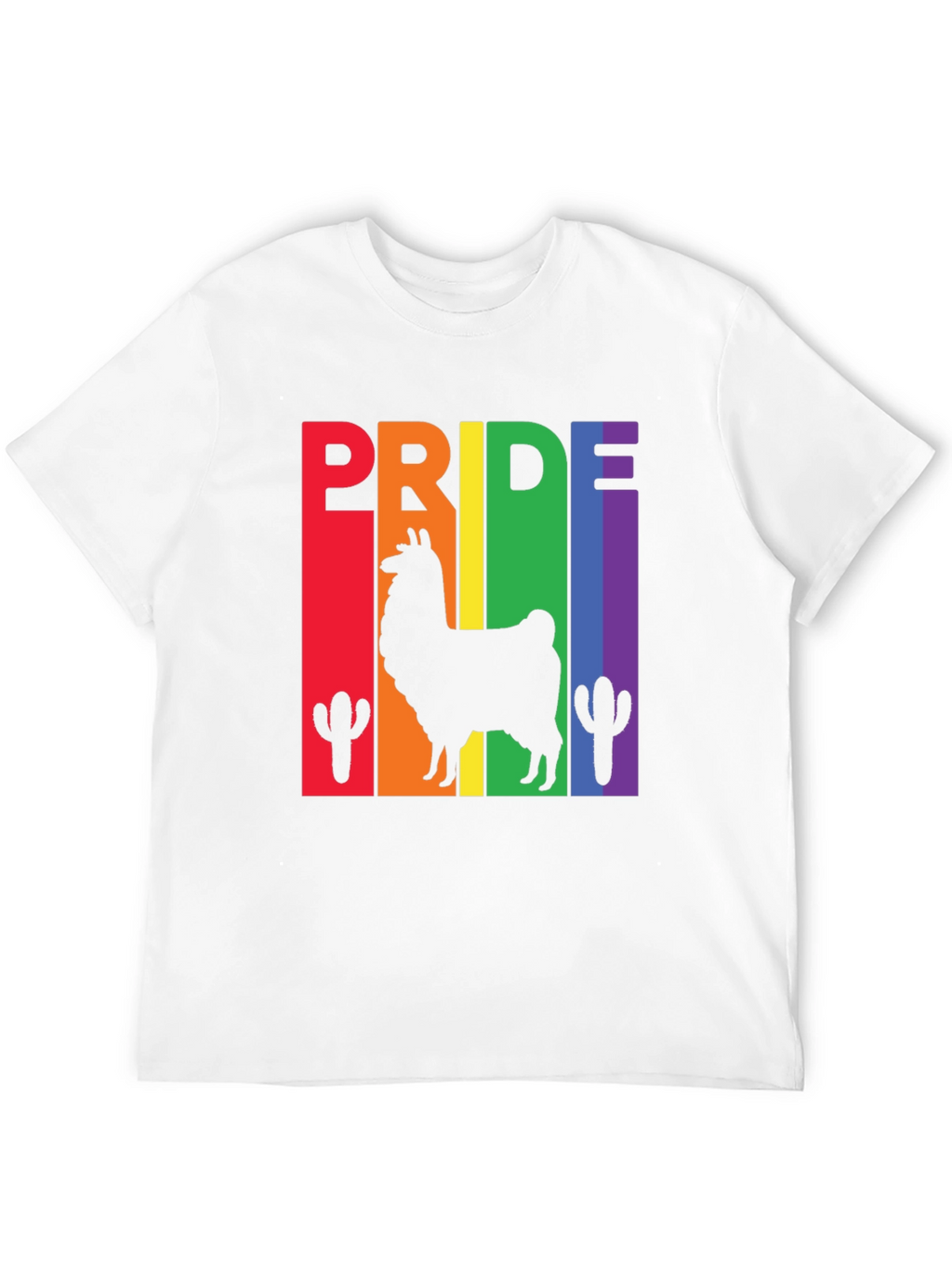 Pride Llama Graphic Tee - LGBTQ+ Pride Shirt
