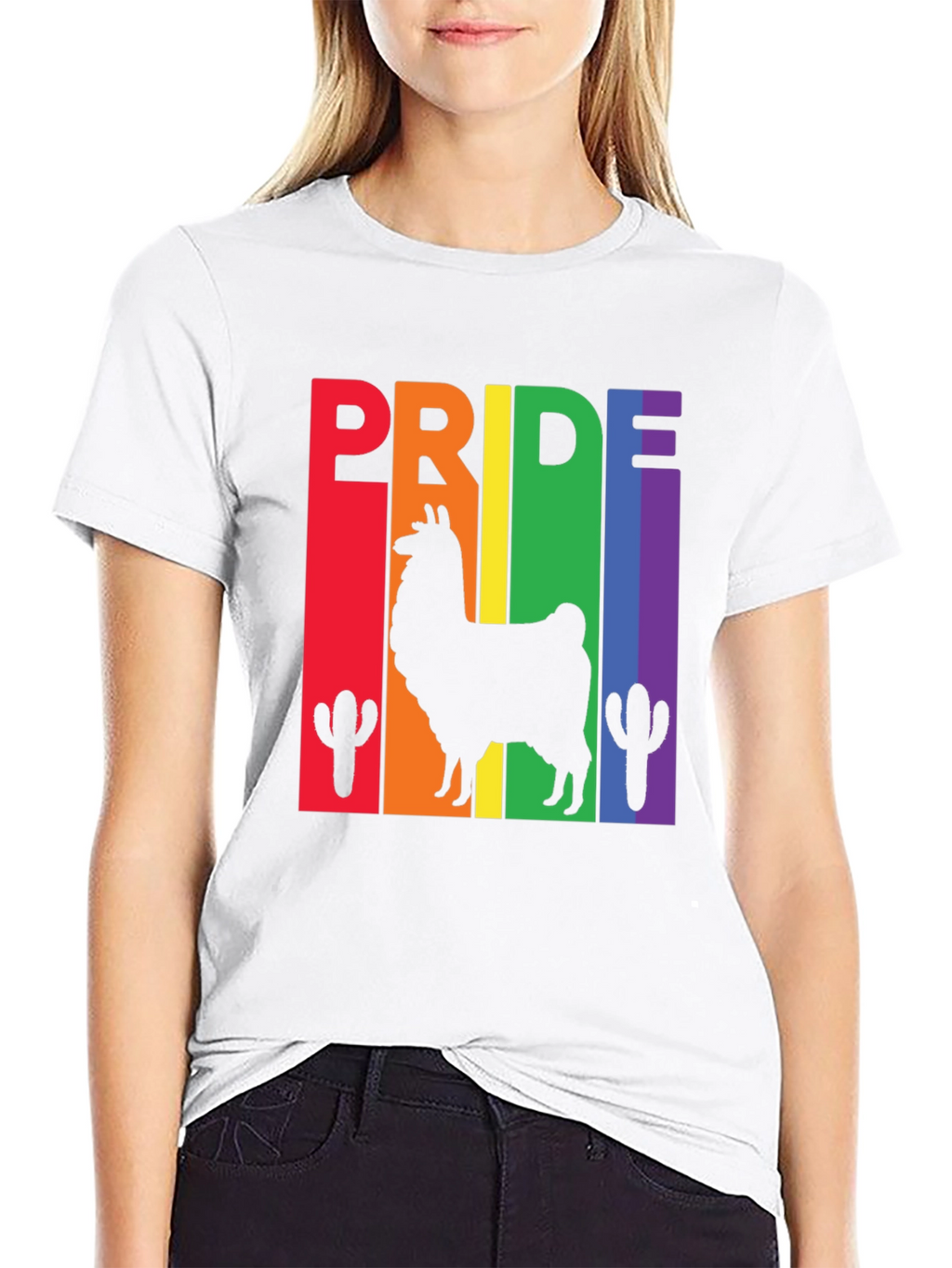 Pride Llama Graphic Tee - LGBTQ+ Pride Shirt
