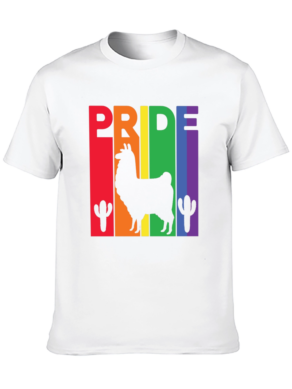 Pride Llama Graphic Tee - LGBTQ+ Pride Shirt