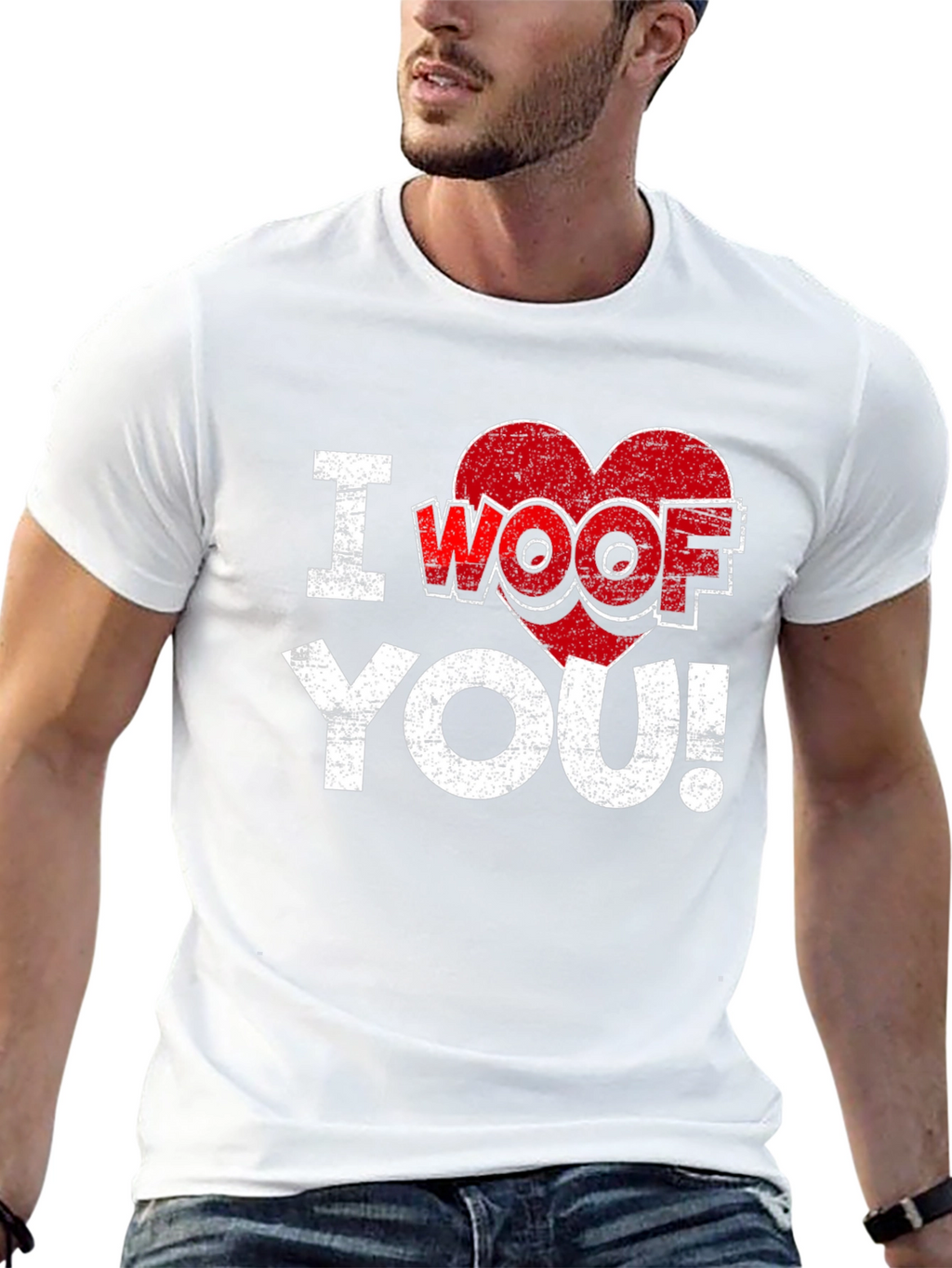I Woof You T-Shirt - Funny Dog Lover Tee