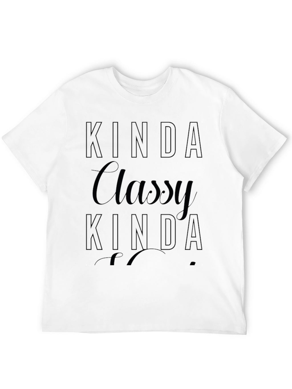 Kinda Classy T-Shirt - Soft Black Tee