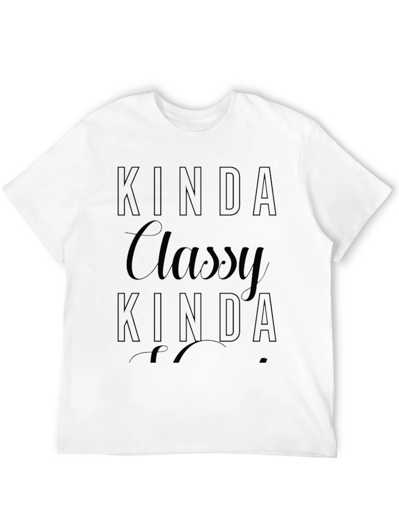 Kinda Classy T-Shirt - Soft Black Tee