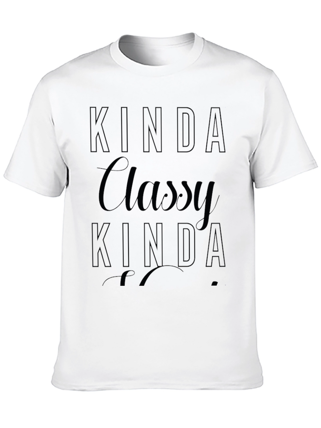 Kinda Classy T-Shirt - Soft Black Tee