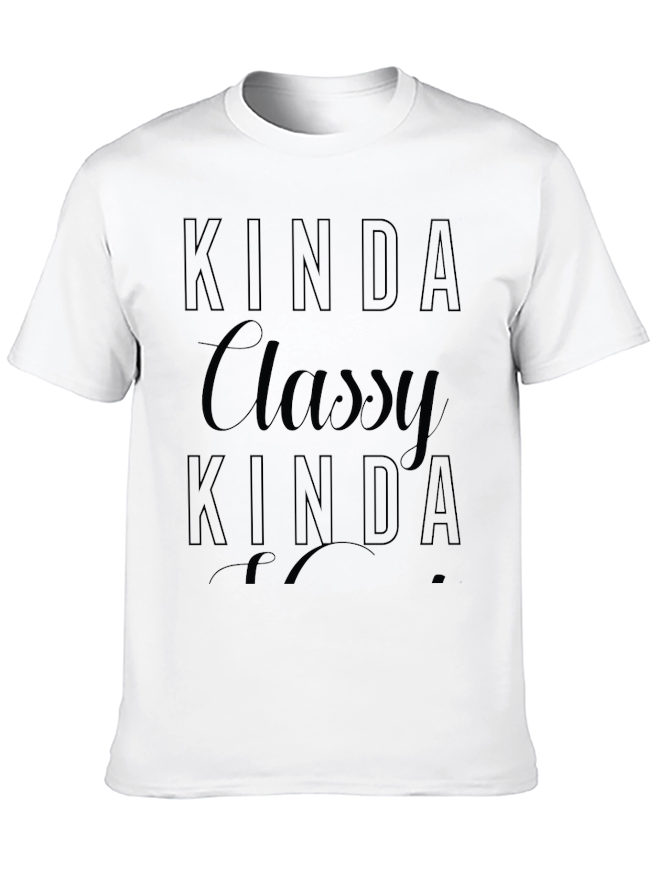 Kinda Classy T-Shirt - Soft Black Tee