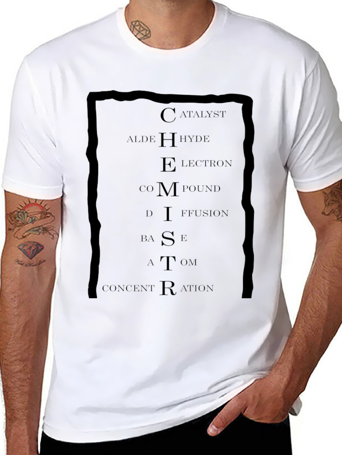 Chemistry Word List Graphic Tee