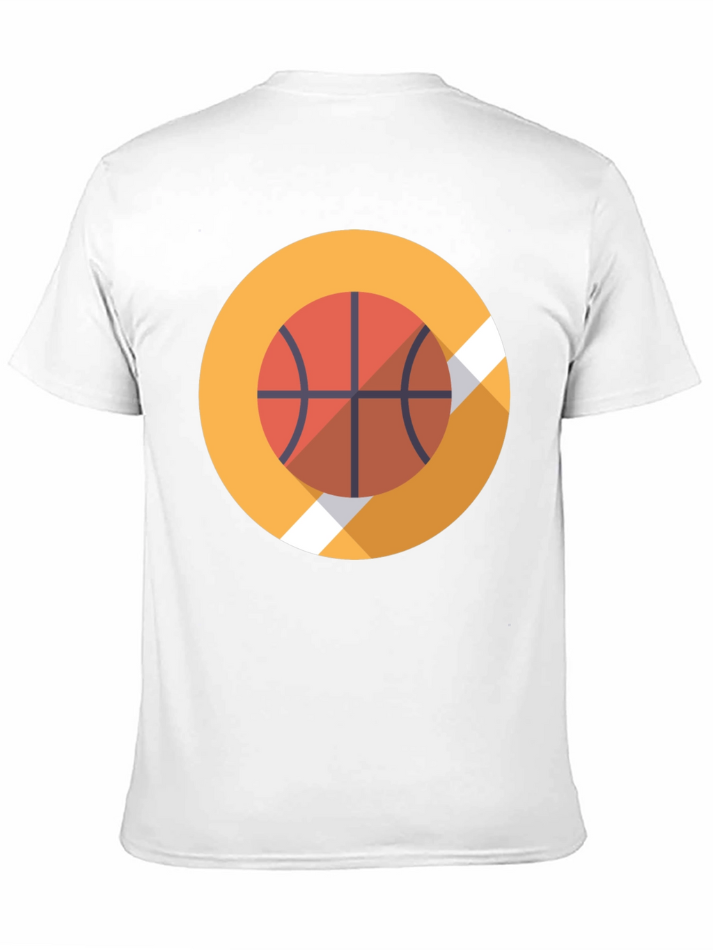 Basketball Graphic Tee - Stylish Black Cotton T-Shirt
