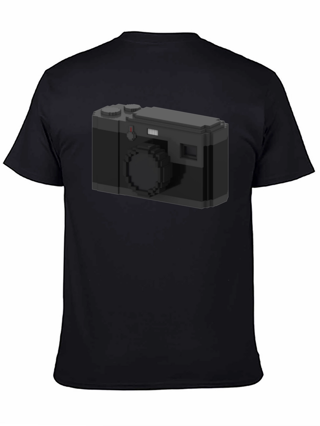 Pixel Camera Graphic Tee - Black