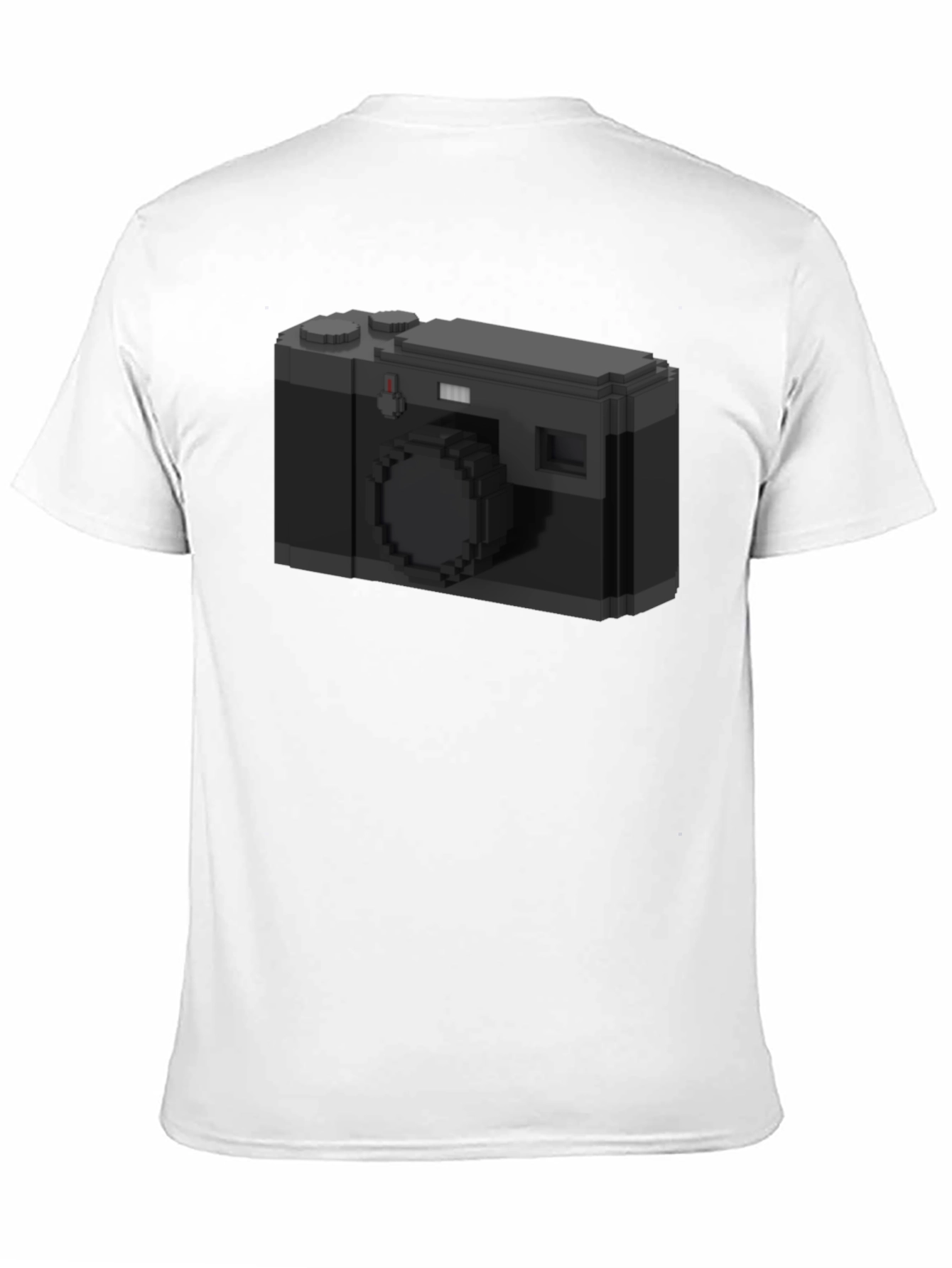 Pixel Camera Graphic Tee - Black