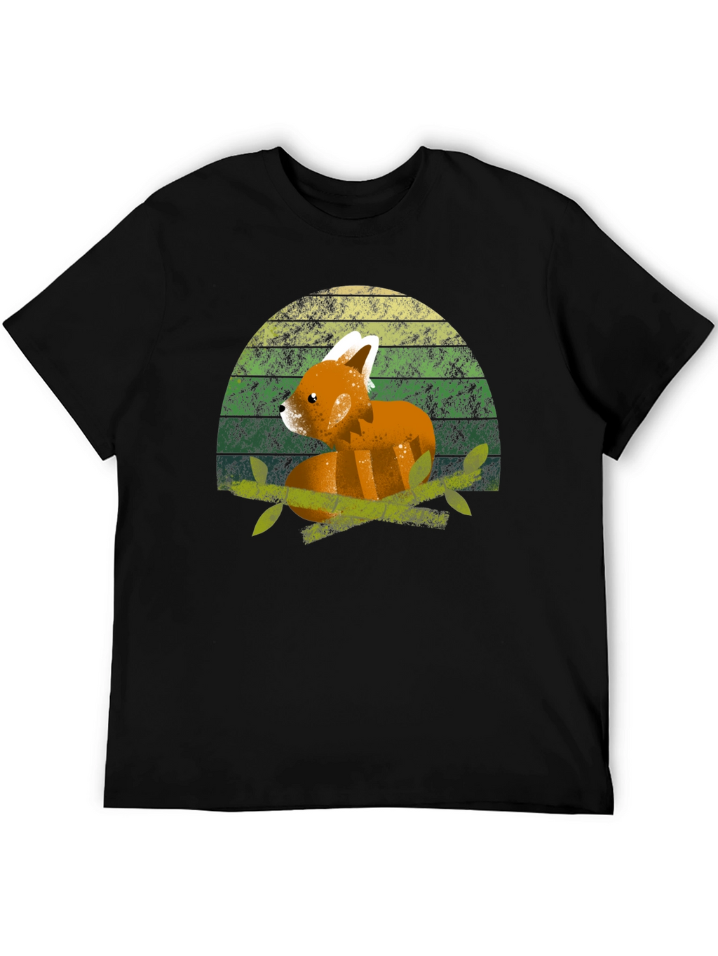 Red Panda Sunset T-Shirt - Cute Animal Tee