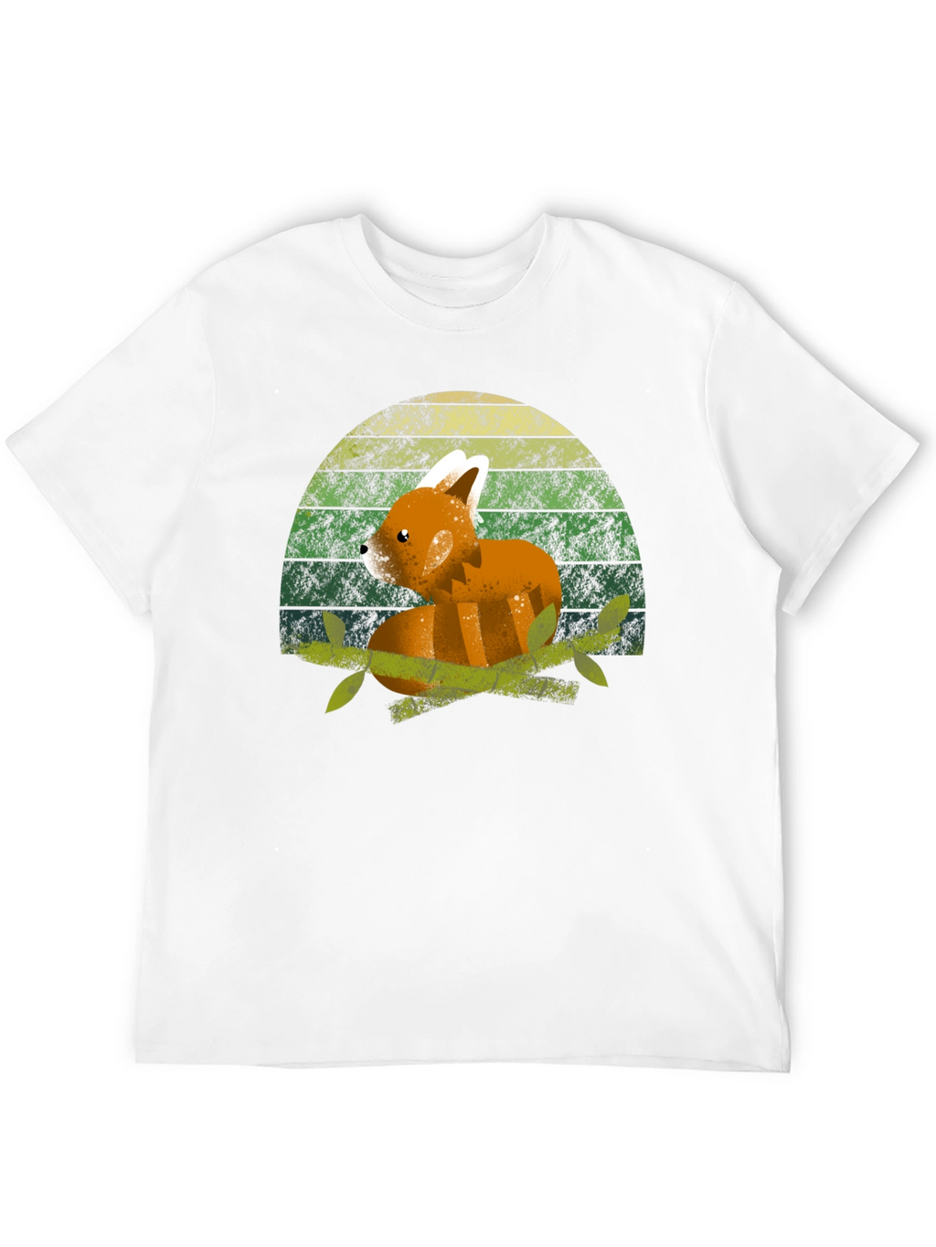 Red Panda Sunset T-Shirt - Cute Animal Tee