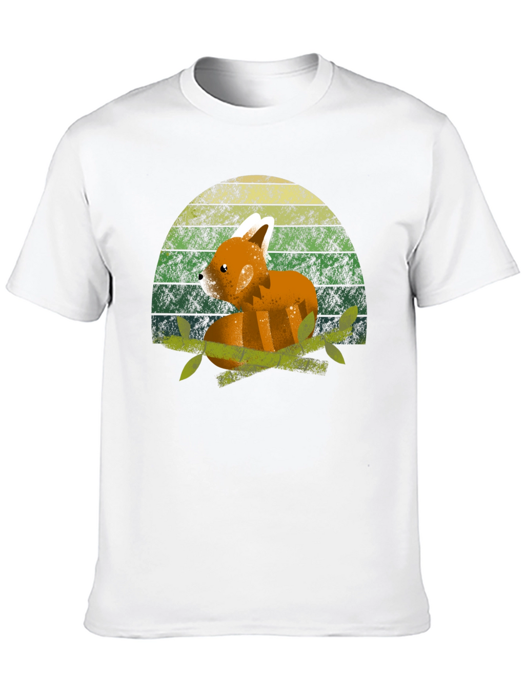 Red Panda Sunset T-Shirt - Cute Animal Tee