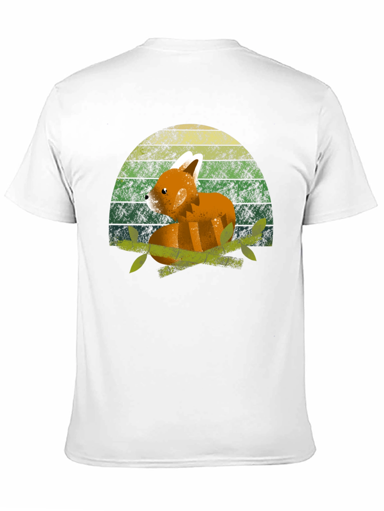 Red Panda Sunset T-Shirt - Cute Animal Tee