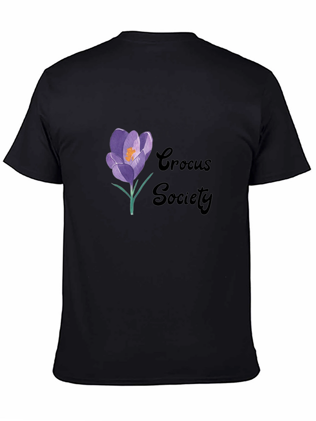 Crocus Society Black T-Shirt