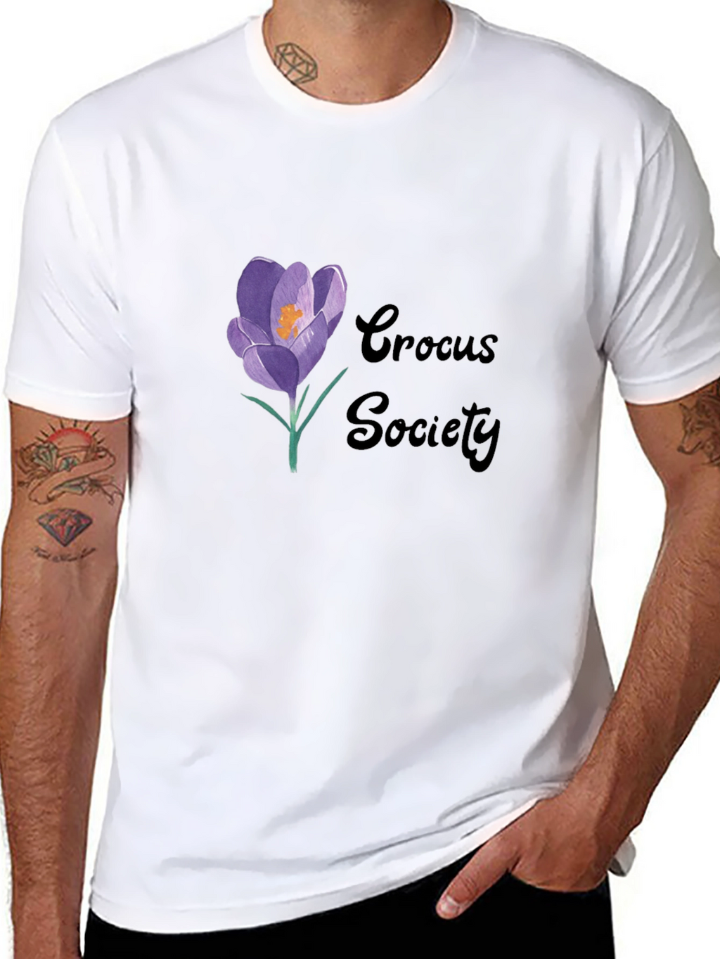 Crocus Society Black T-Shirt
